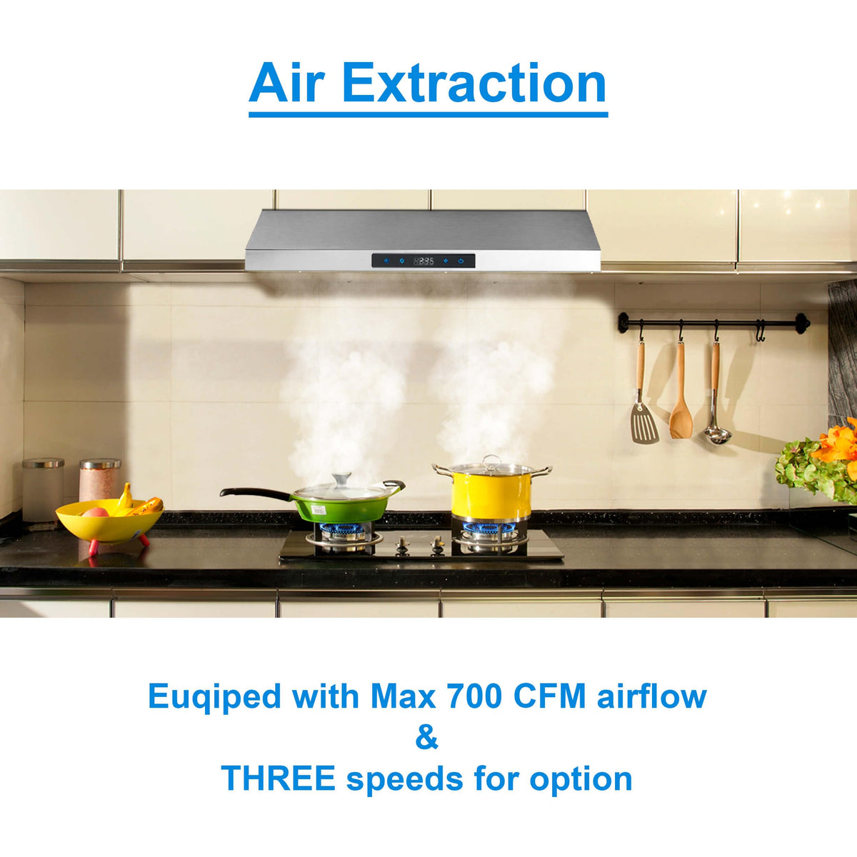 30 Inch Under Cabinet Stainless Steel Range Hood T599549