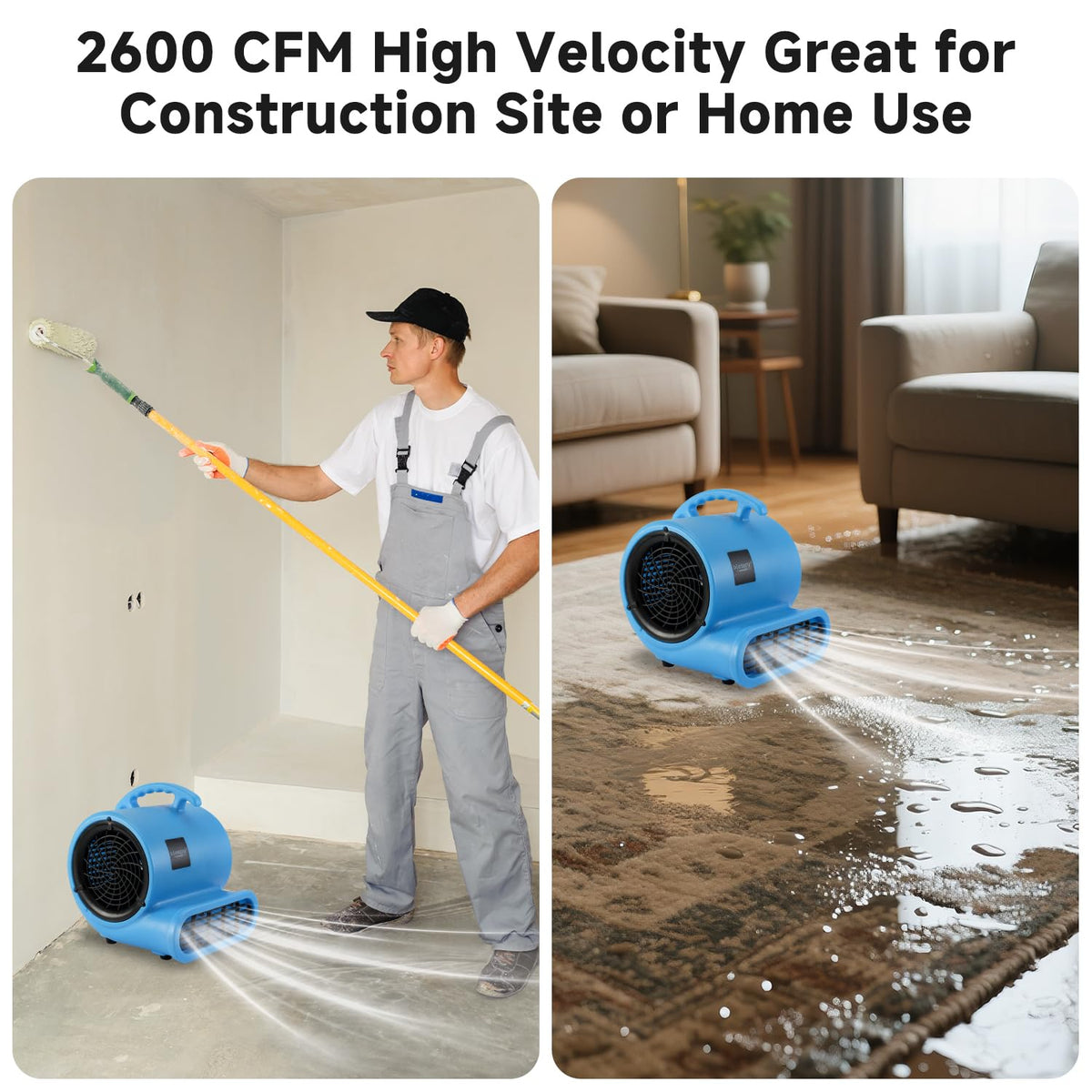 1/2 HP Carpet Dryer Air Blower Fan O161391