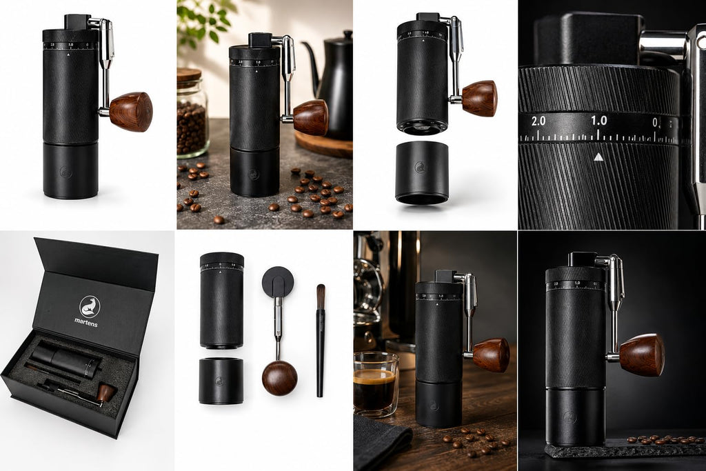 Manual Coffee Grinder Stainless Steel Burr E9760