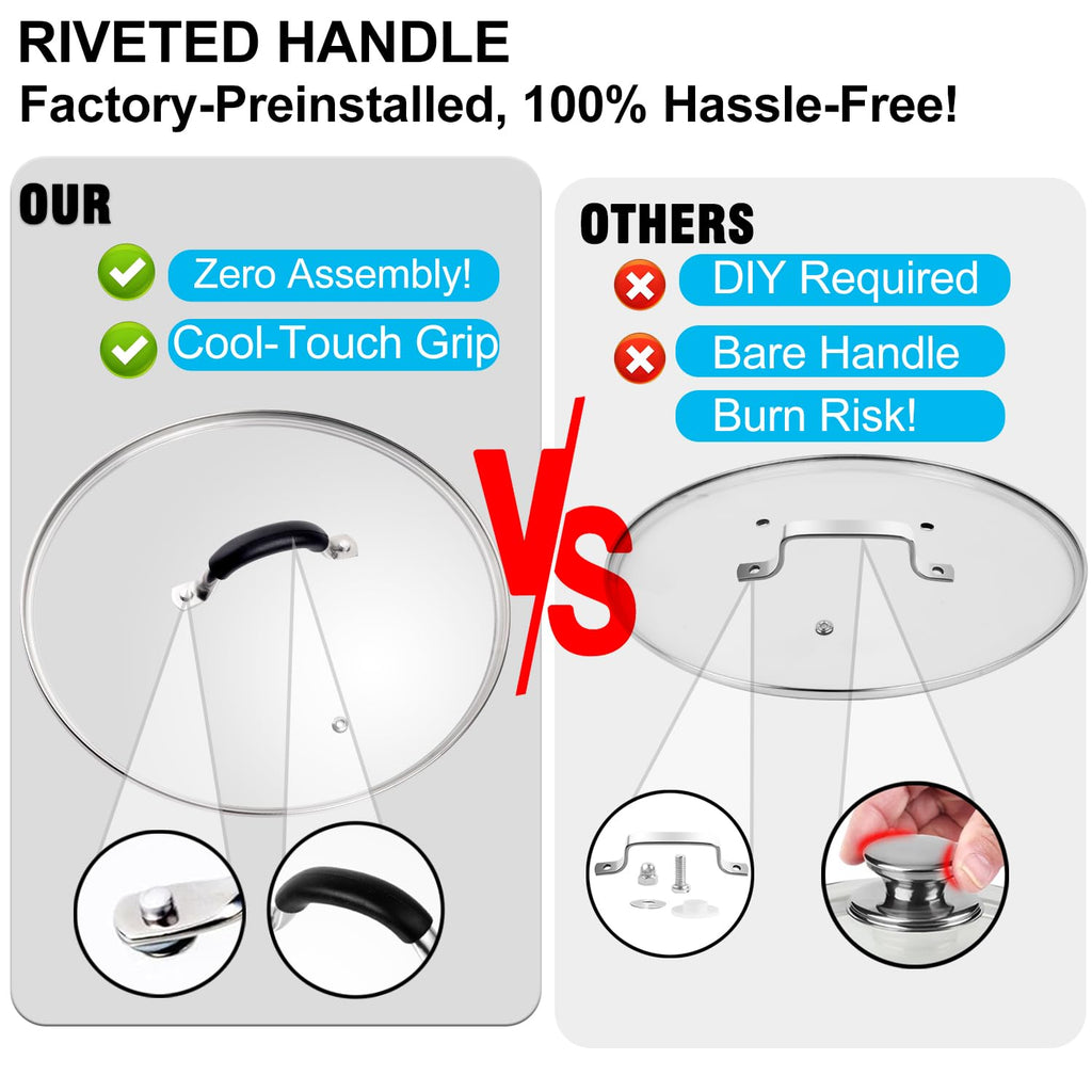 12 Inch Tempered Glass Lid U459274