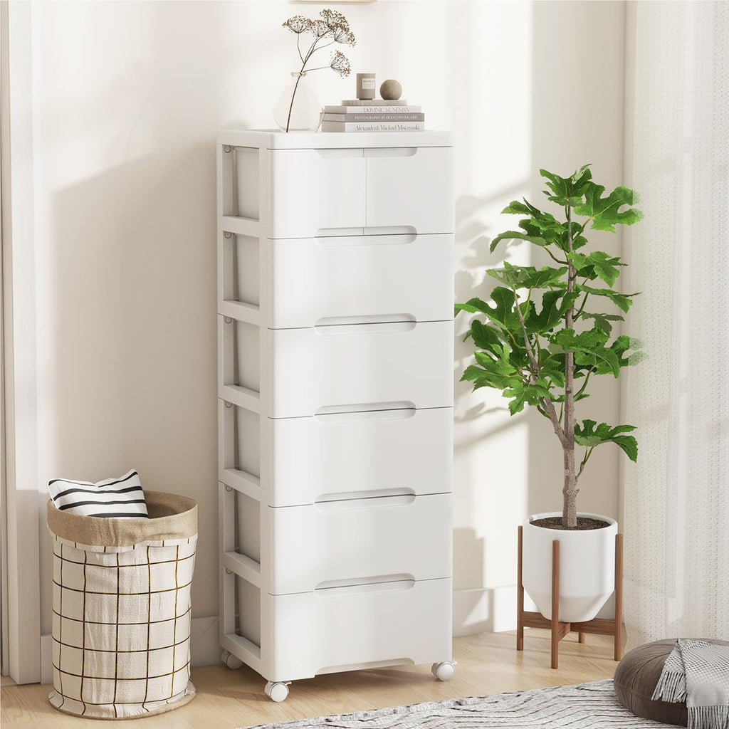 Storage Cabinet with 6 Plastic Drawers Y63101