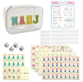 Mini Mahjong Set with 166 White Tiles Z1610