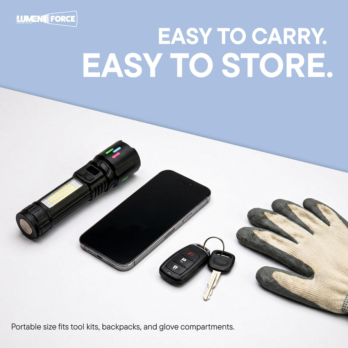 Magnetic Rechargeable Flashlight 1000 Lumen USB-C V740397