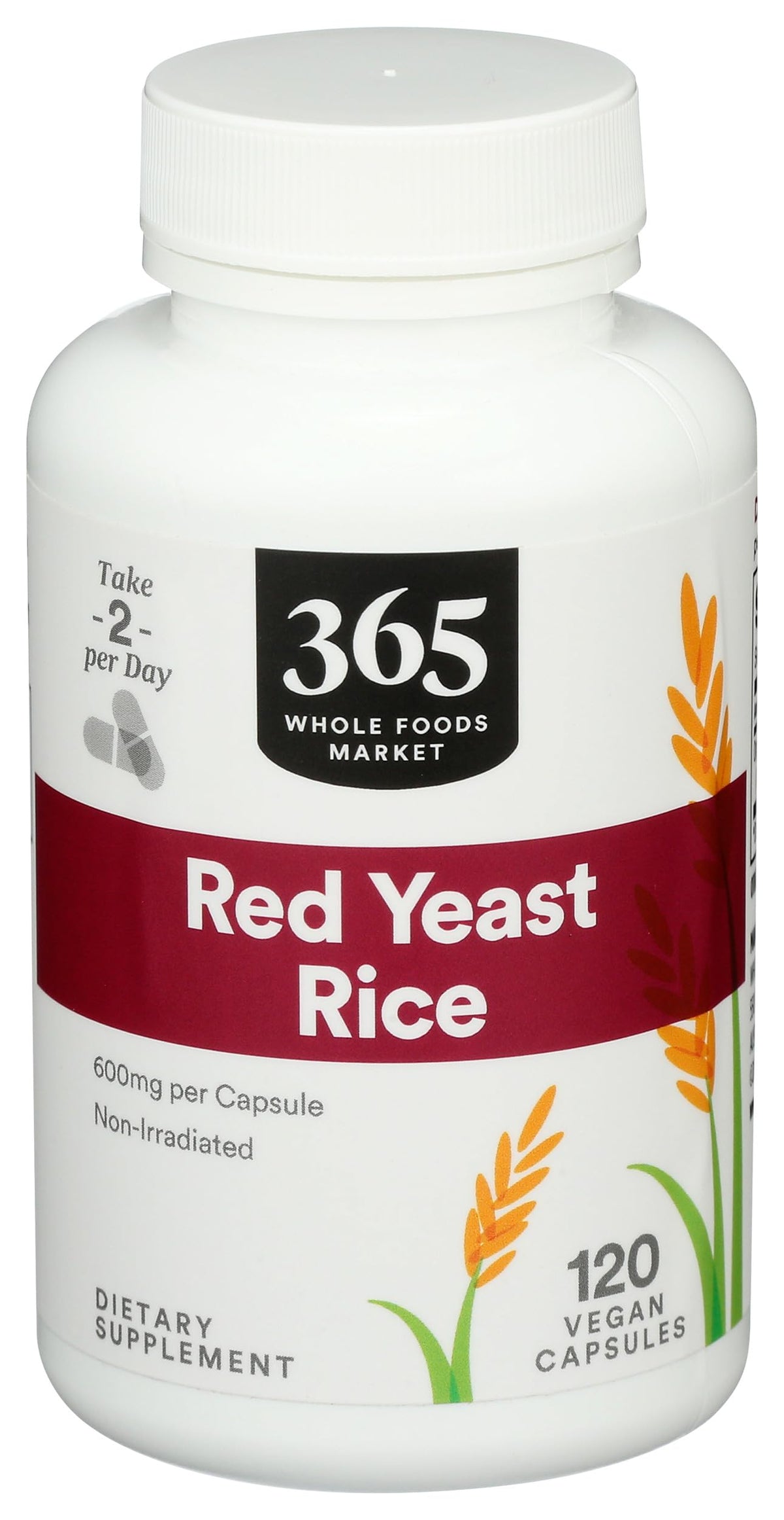 Red Yeast Rice 600mg 120 Count I4573