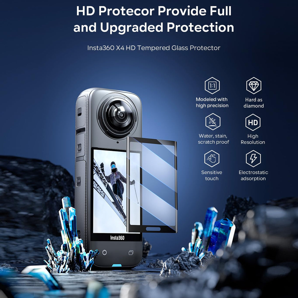 Aluminum Frame Cage Case Lens Guards Screen Protector Camera Accessories Kit I96666