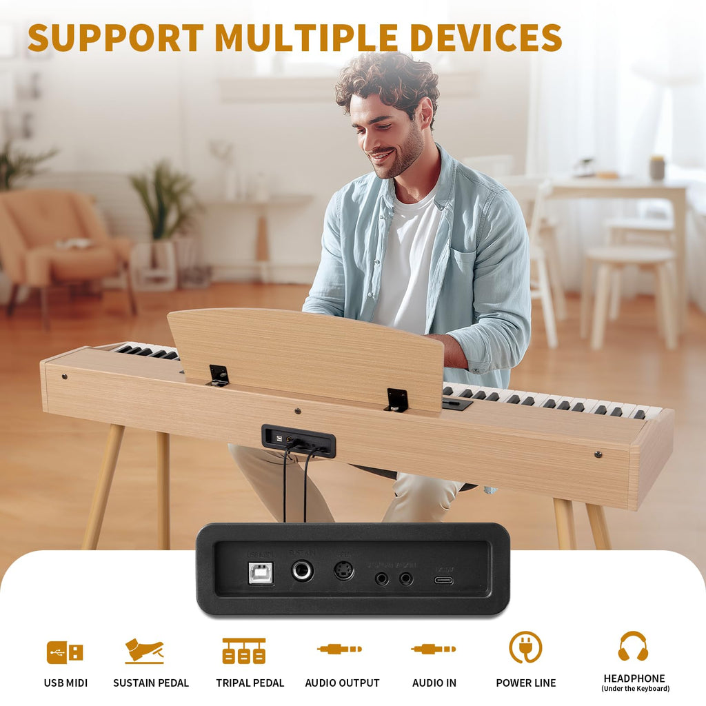 88 Key Fully Weighted Hammer Action Digital Piano S9079