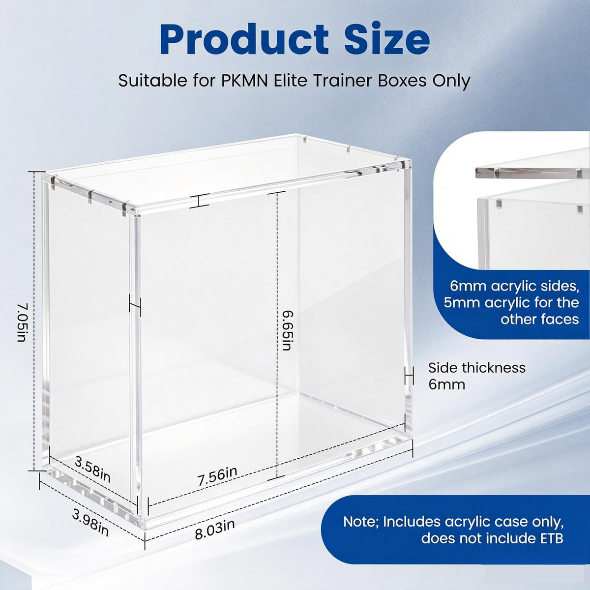 Acrylic ETB Protector Case 3 Pack T663518