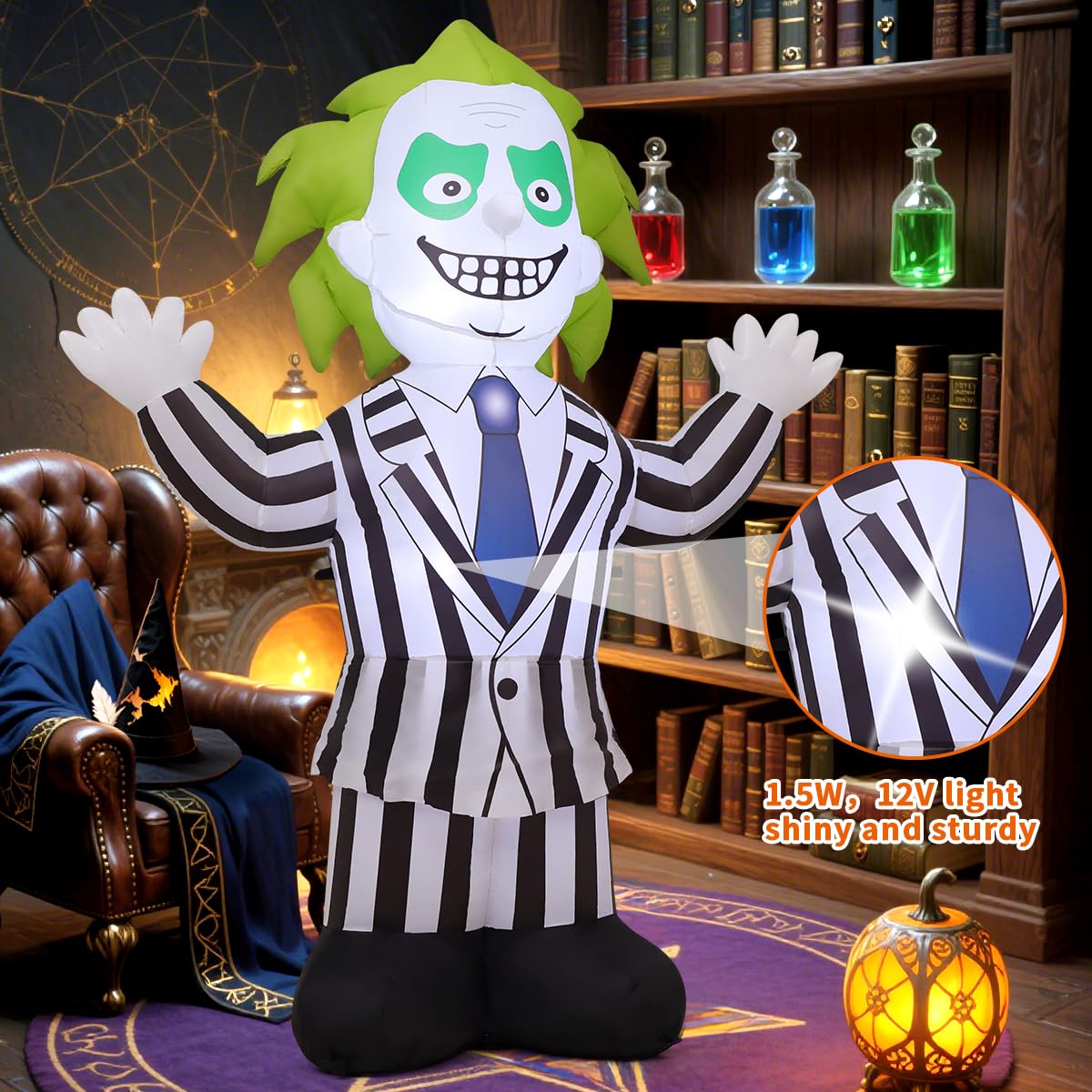 6 FT Halloween Inflatables with Built-in LEDs W792469