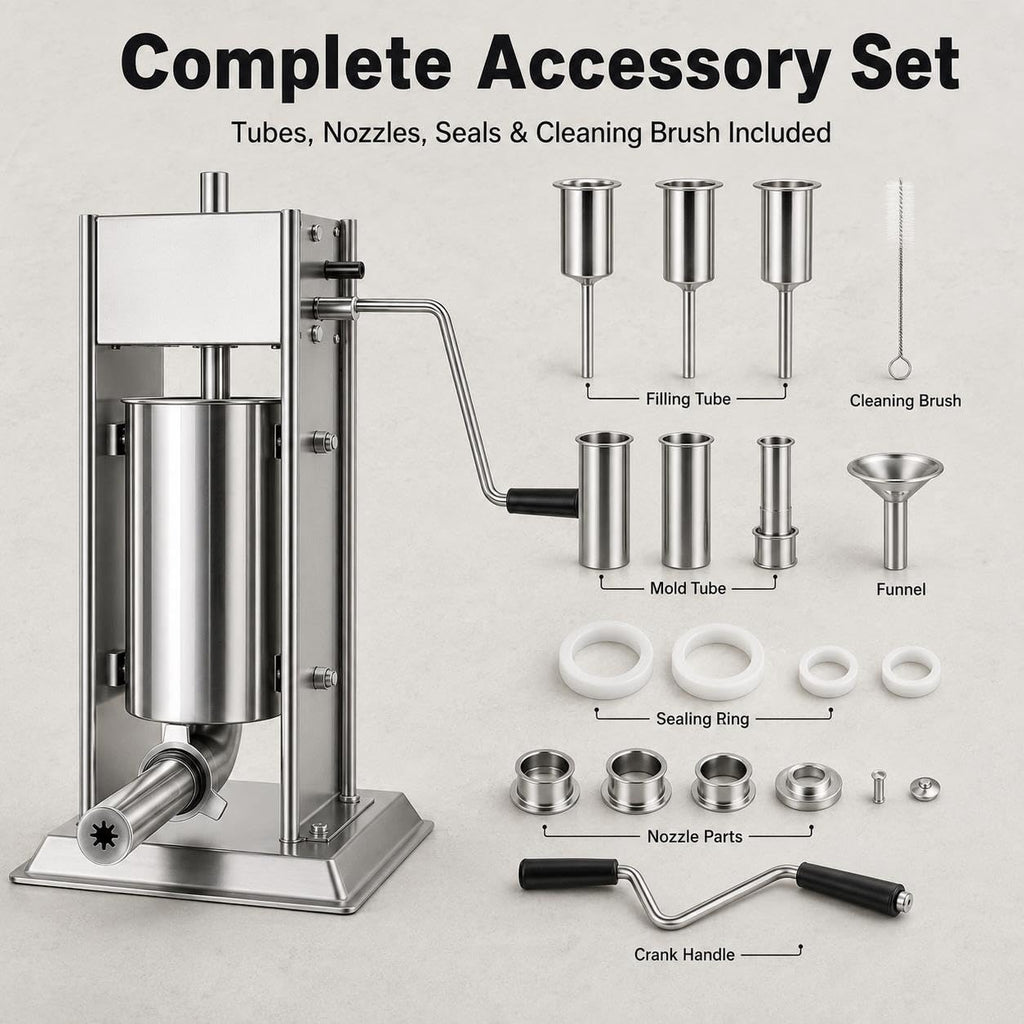 3L Stainless Sausage Stuffer V809