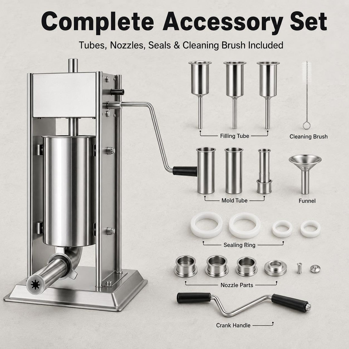 3L Stainless Sausage Stuffer V809