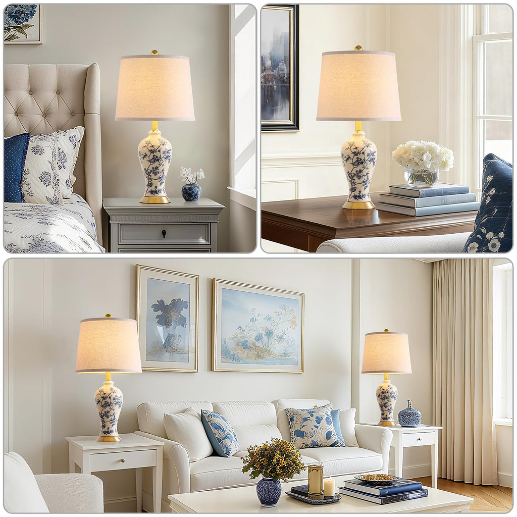 24" Ceramic Table Lamps Set of 2 A300