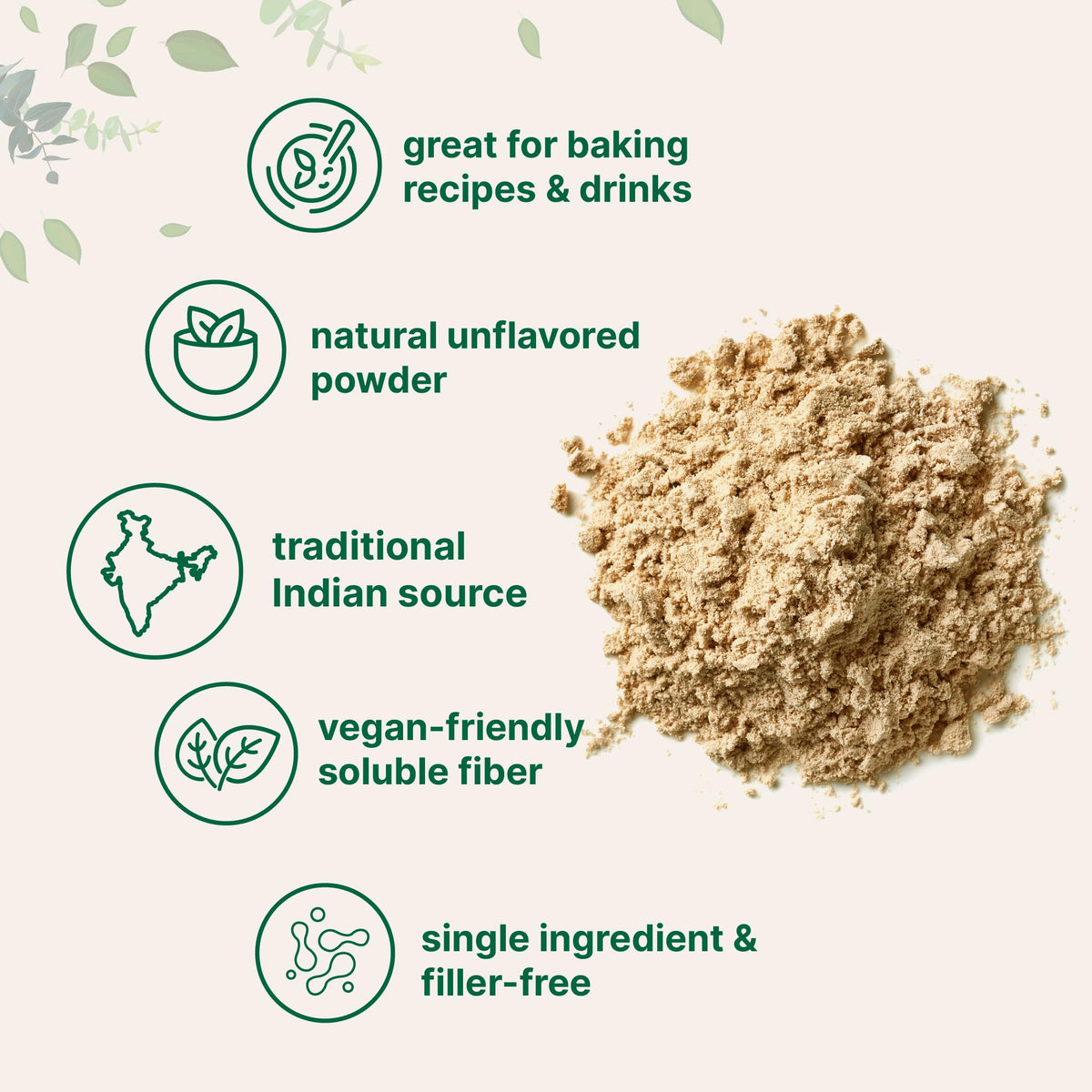 Psyllium Husk Powder, 2 lb. S862359