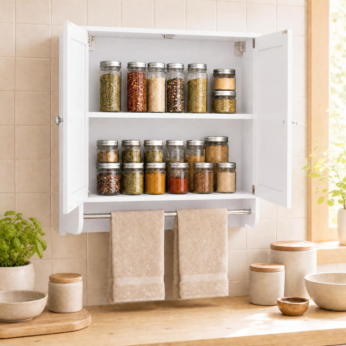 Wall Mounted Bathroom Cabinet V296