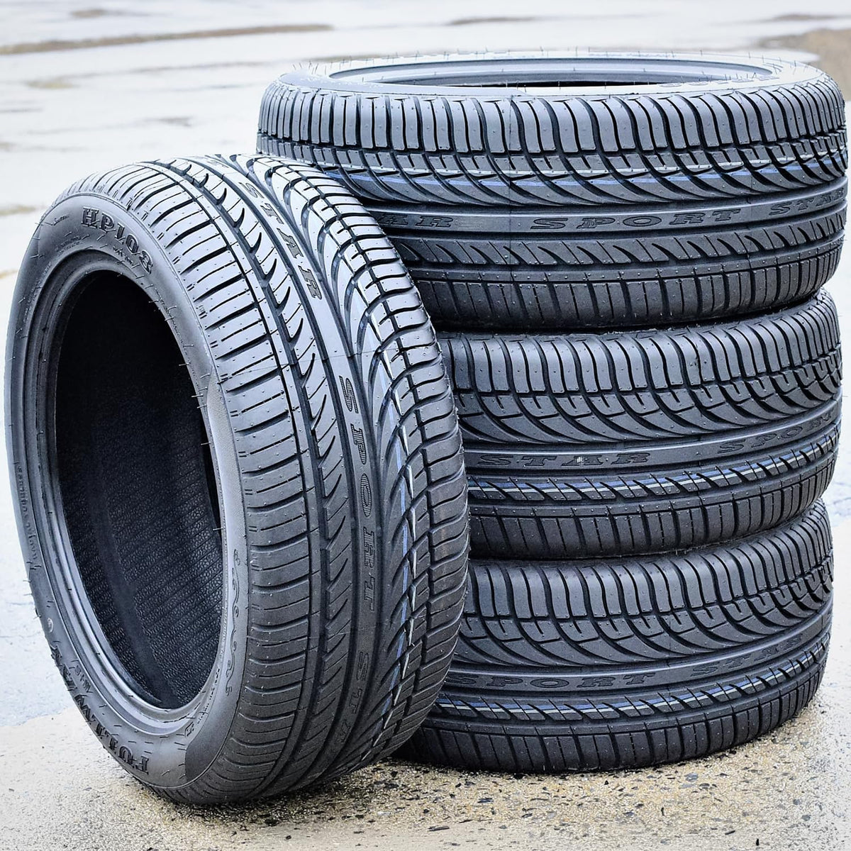 Set of 4 All-Season Passenger Car Performance Radial Tires 195/65R15 91H X680902