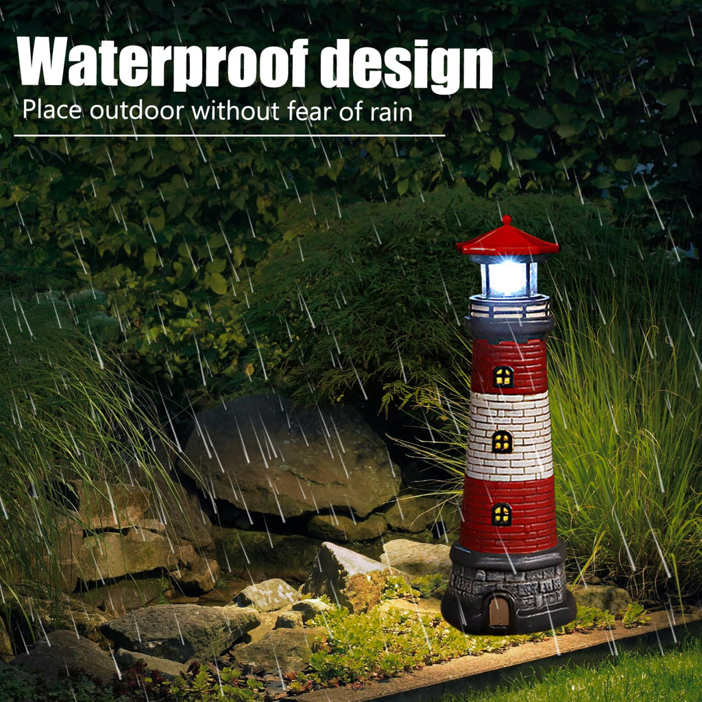 Waterproof Rotating LED Lighthouse Lamp T833