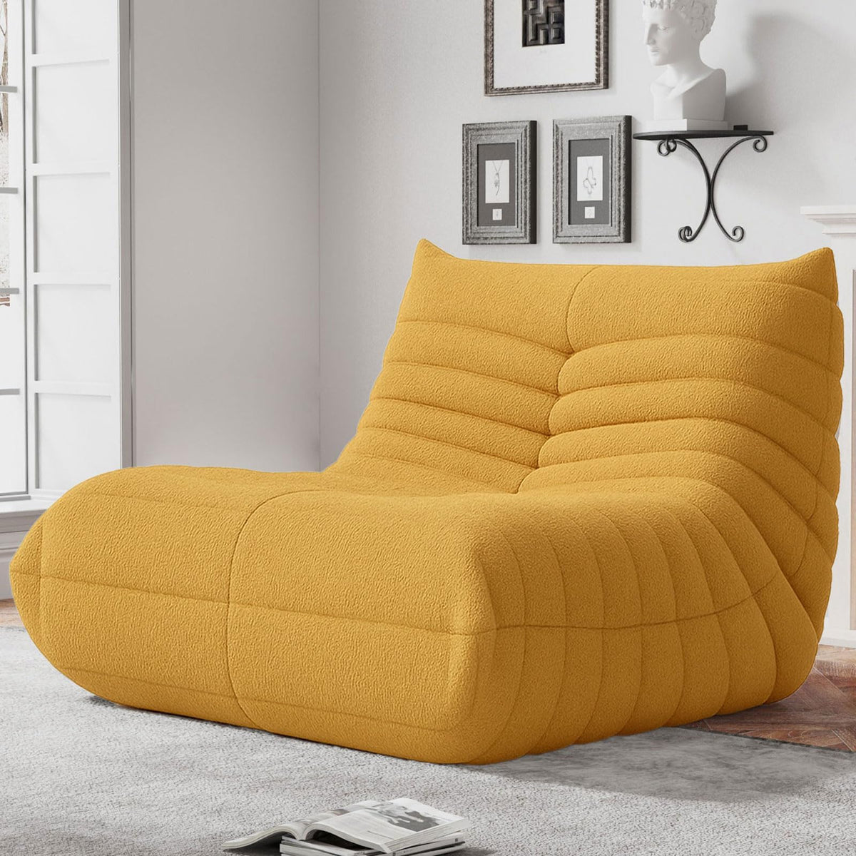 Giant Bean Bag Chair with Memory Foam Y28467