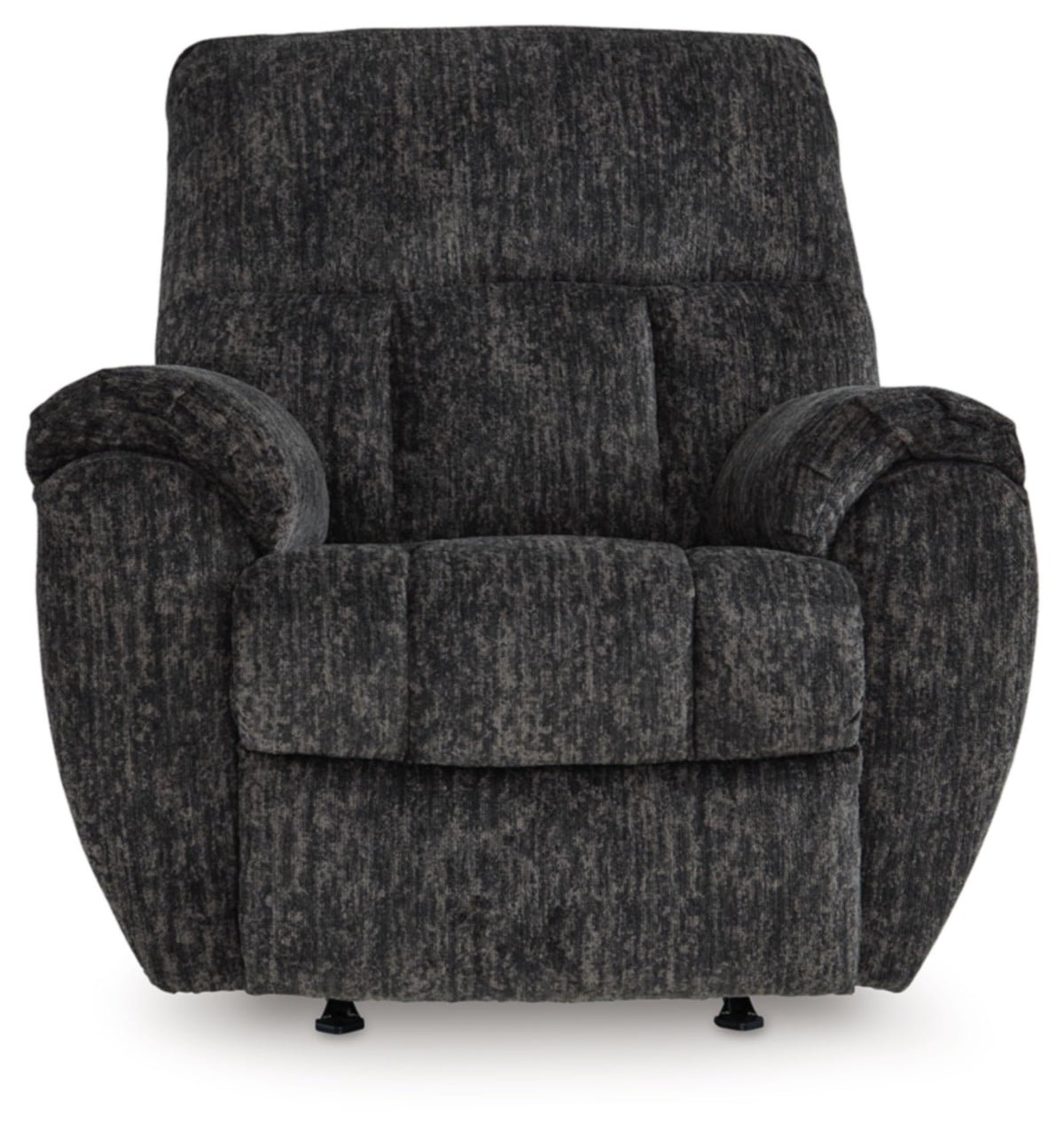 Gray Chenille Rocker Recliner Chair B42680
