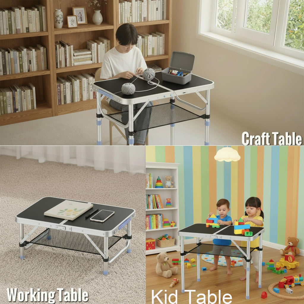 2FT Folding Table 3 Adjustable Height E477318