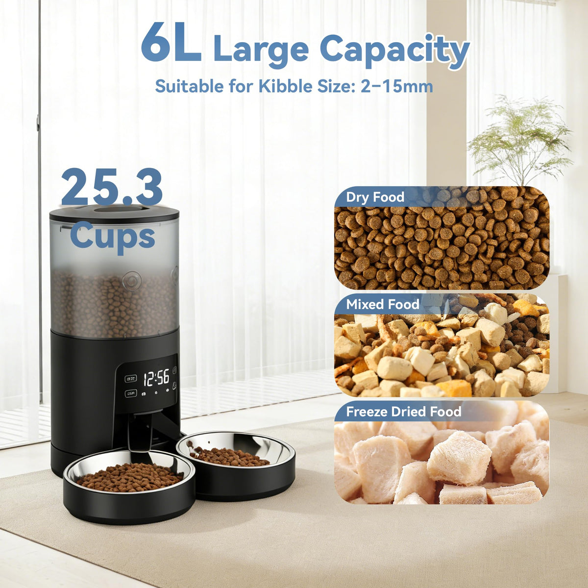 Automatic Cat Feeder 6L Q405