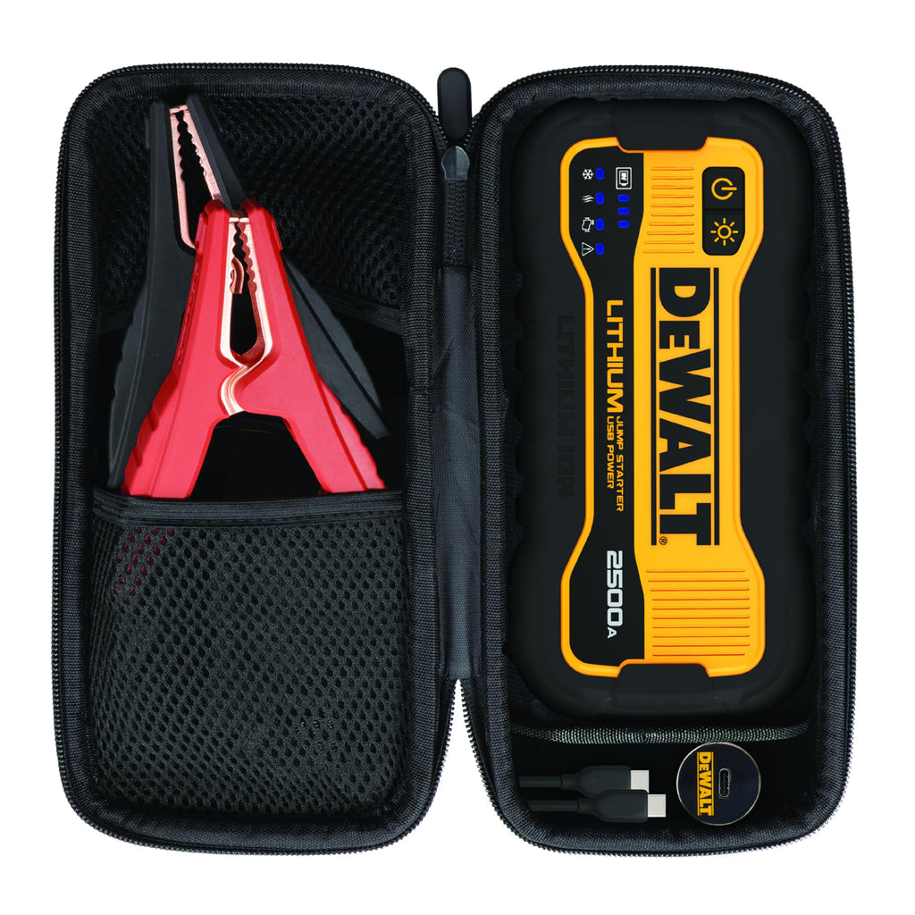 2500 Peak Amp Lithium Jump Starter with USB Power Bank J175160