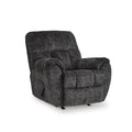 Gray Chenille Rocker Recliner Chair B42680