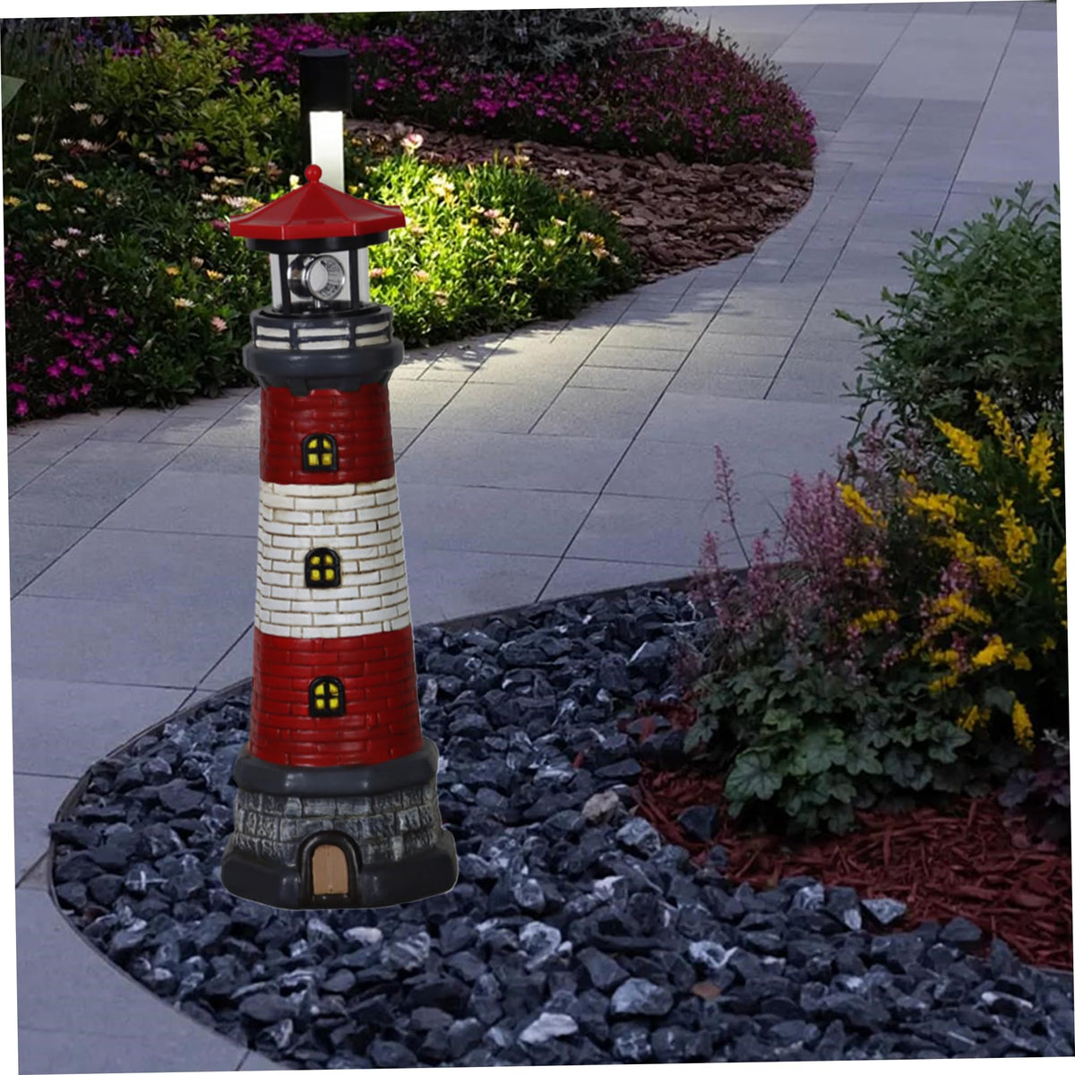 Waterproof Rotating LED Lighthouse Lamp T833