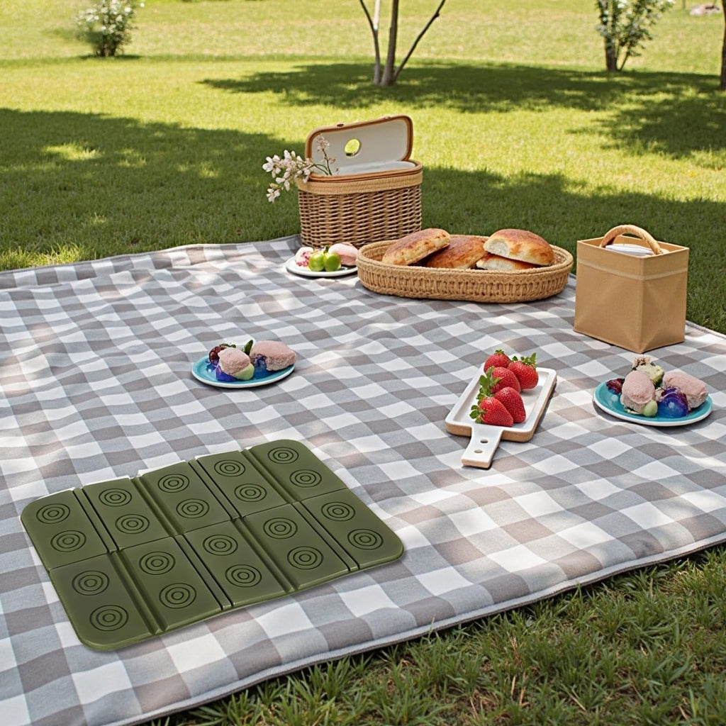 2 Pcs Waterproof Folding Foam Camping Mats V88930