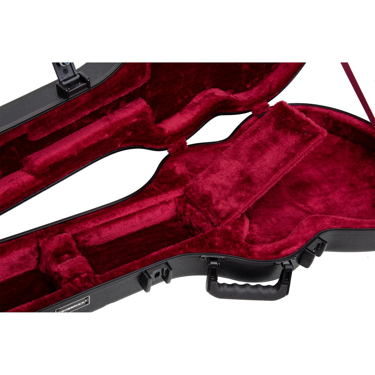Black Semi-Hollow Electric Guitar Flight Case with Lock X361161