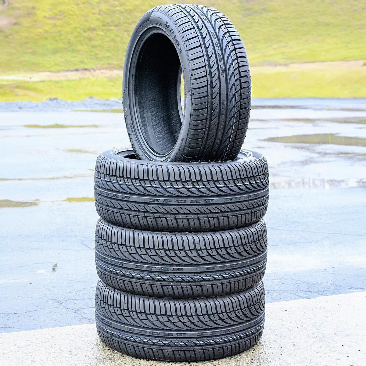 Set of 4 All-Season Passenger Car Performance Radial Tires 195/65R15 91H X680902