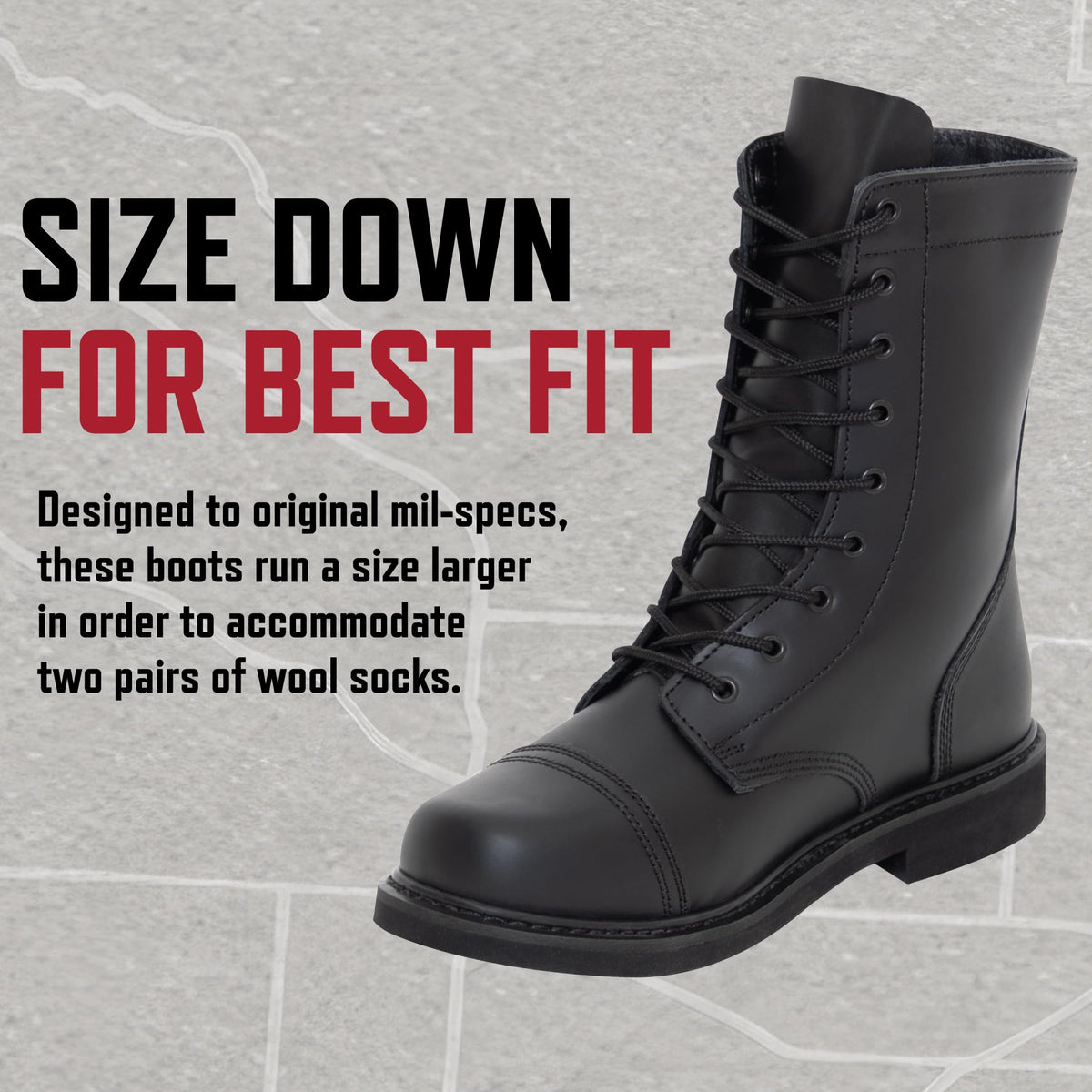 9 Inch Paratrooper Boots R709