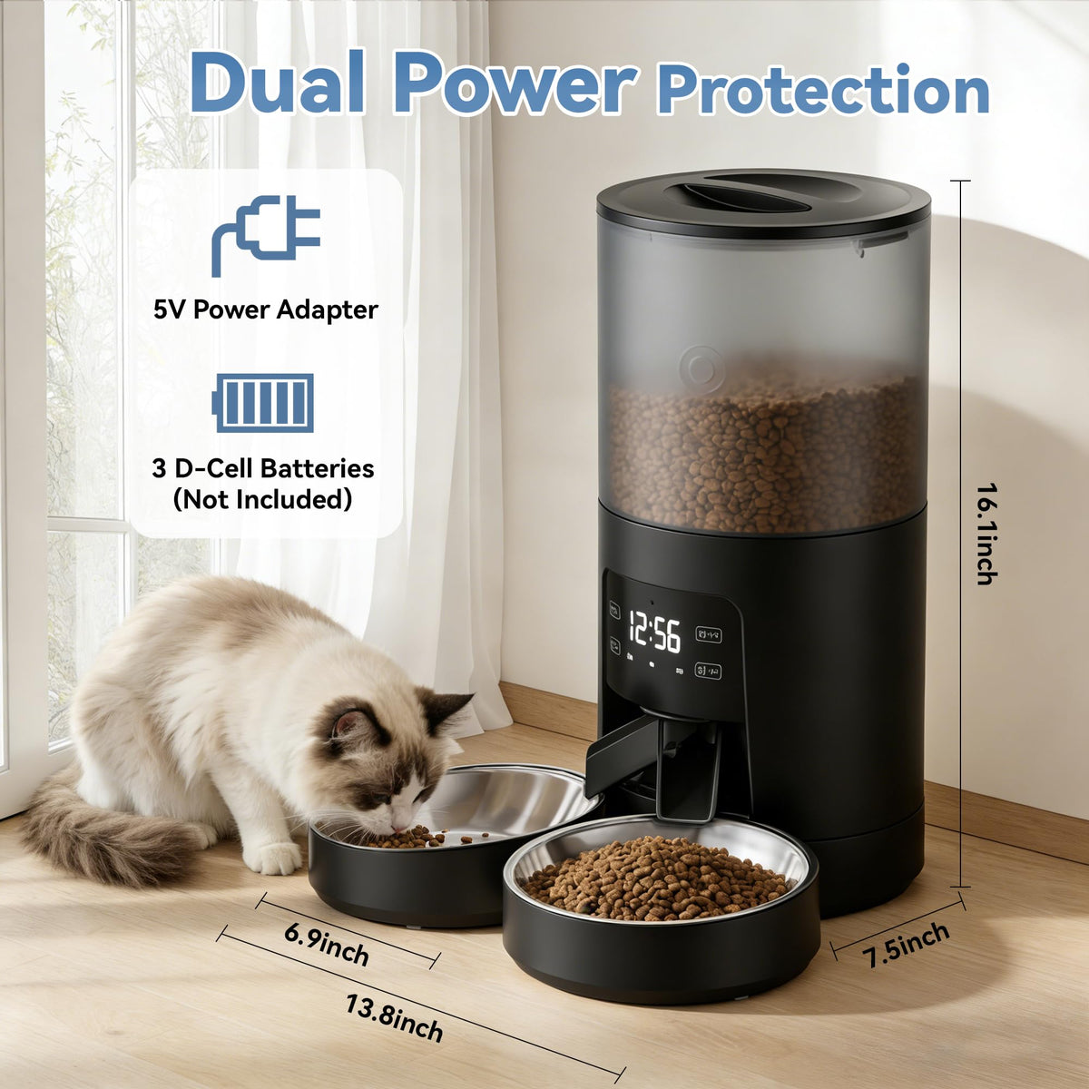 Automatic Cat Feeder 6L Q405