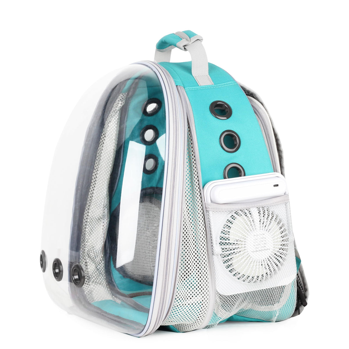 Expandable Cat Backpack with Mini Fan R13225