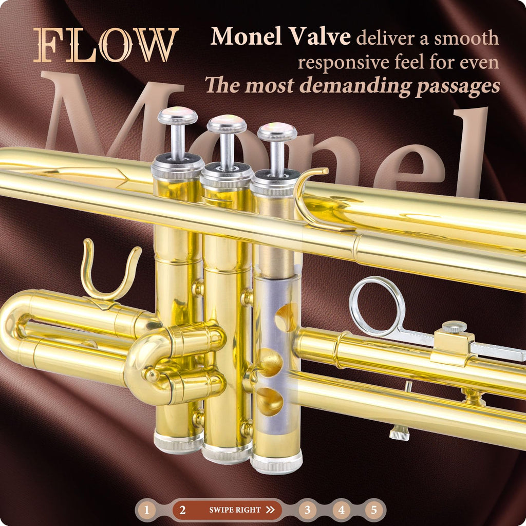 Standard Trumpet with Hard Case, 7C Mouthpiece & Cleaning Kit G4330
