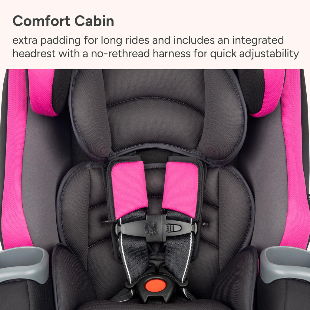 Pink Convertible Car Seat N365