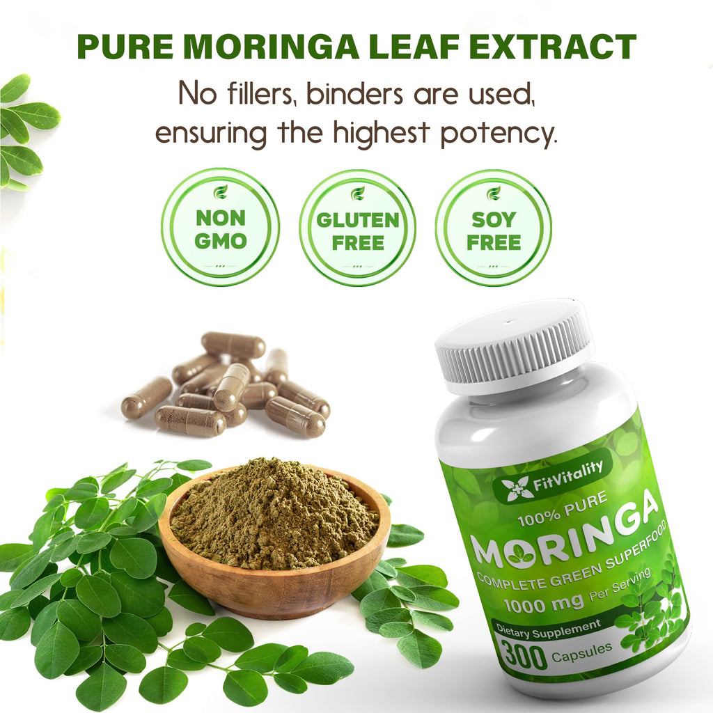 Moringa Capsules 300 Count N27186