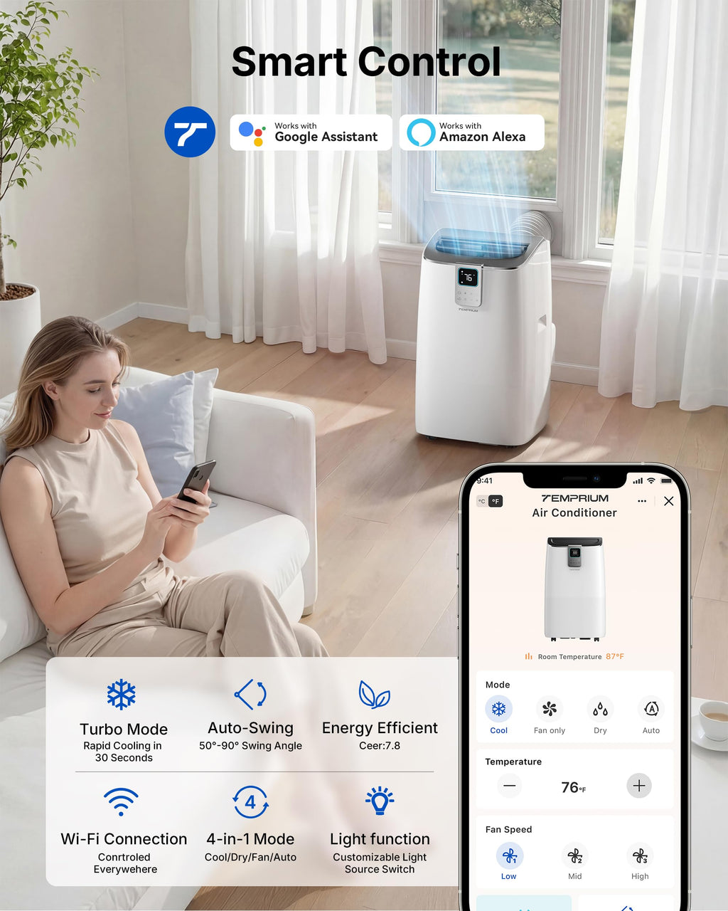 14,000 BTU Portable Air Conditioner W881
