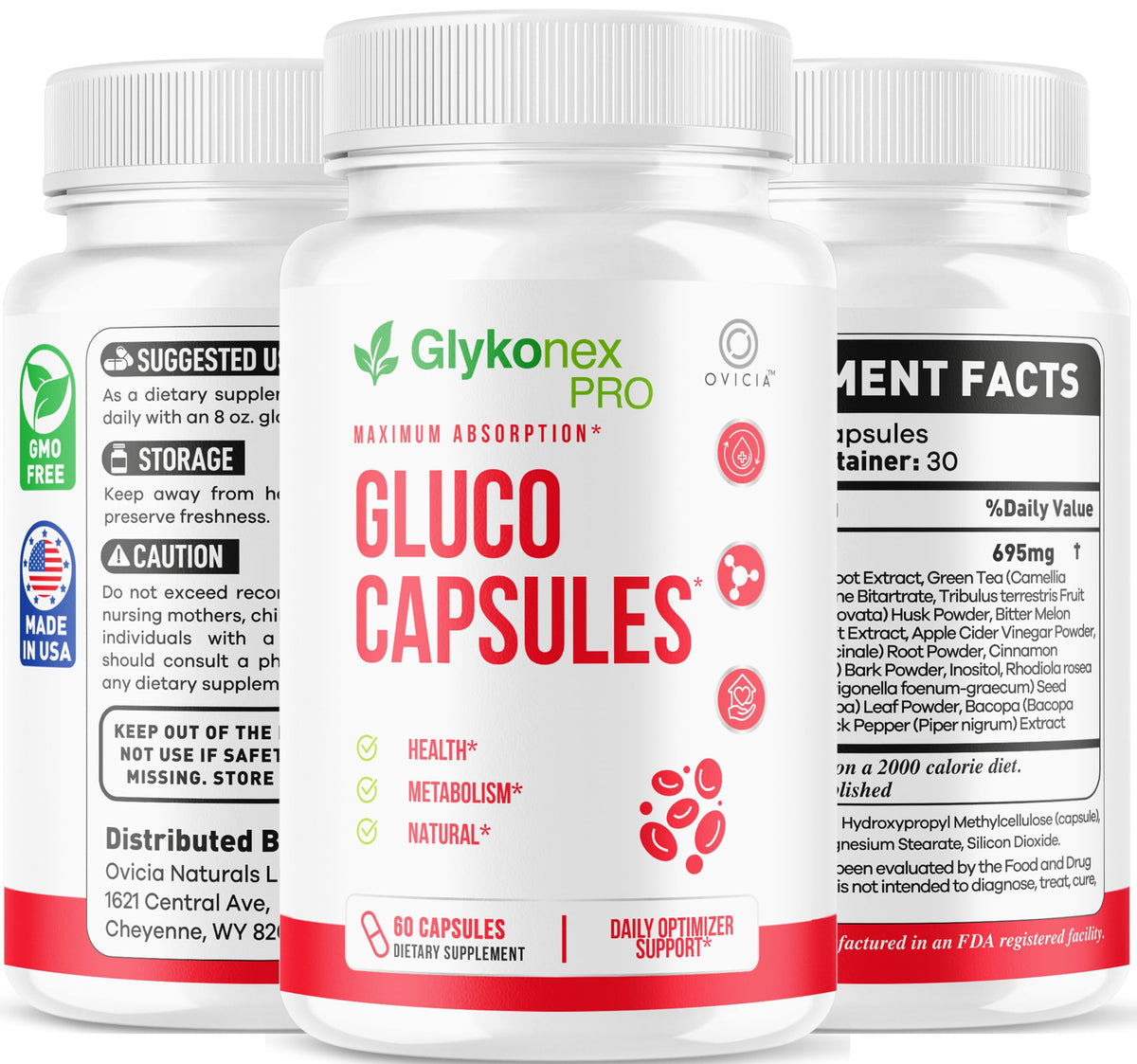 180 Capsules Natural Ingredients Vitamins G79686