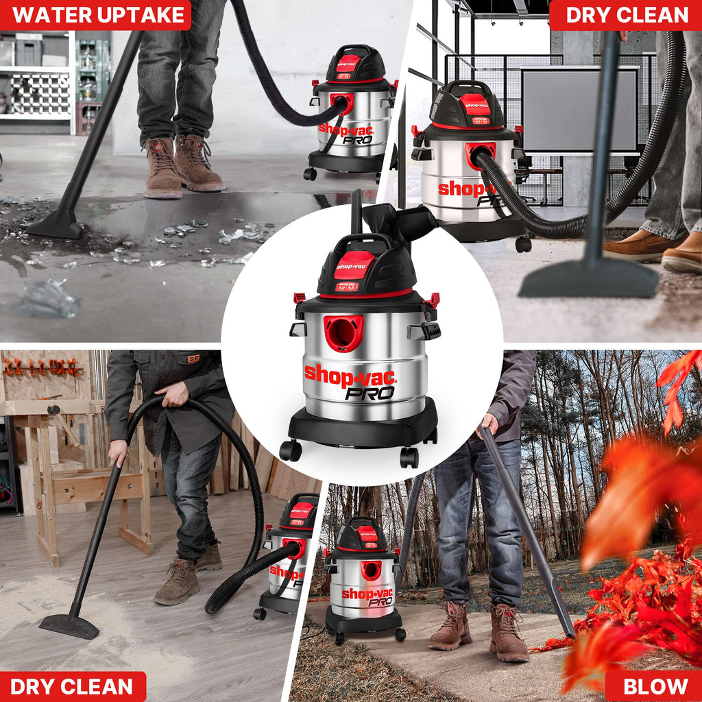 5 Gallon 4.5 Peak HP Wet/Dry Vacuum W54523