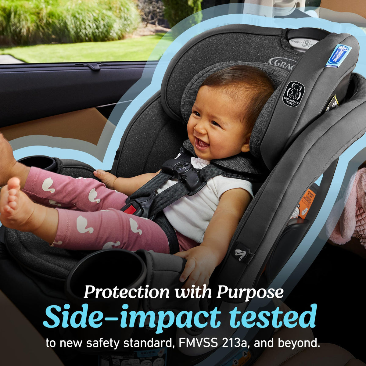 3-in-1 Rotating Convertible Car Seat V2203